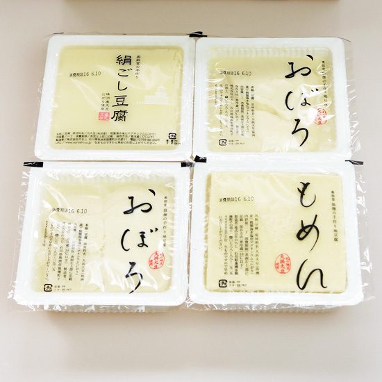 大浜大豆地豆腐セット（おぼろ2丁、木綿1丁、絹1丁）【冷蔵便】